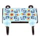Turquoise Tiny Flower Ceramic Tiles Hooks